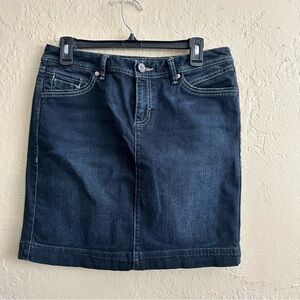 Tommy Hilfiger Dark Blue Denim Skirt